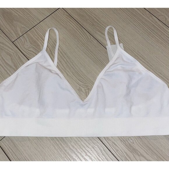 Jenni Bralette Bra Unlined Wire Free Womens XL XLarge White New - Picture 3 of 5